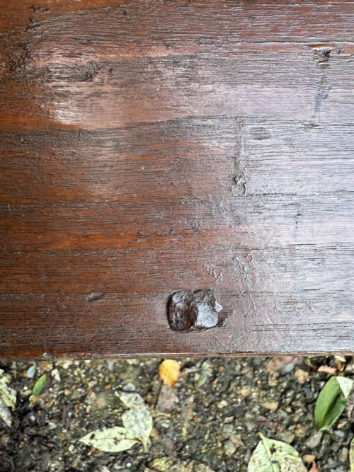 EARLY OAK COFFER - ADDITIONAL PHOTO 21
