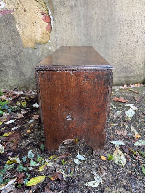 EARLY OAK COFFER - ADDITIONAL PHOTO 5