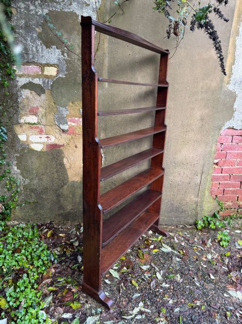 ANTIQUE WATERFALL BOOKCASE - ADDITIONAL PHOTO 7