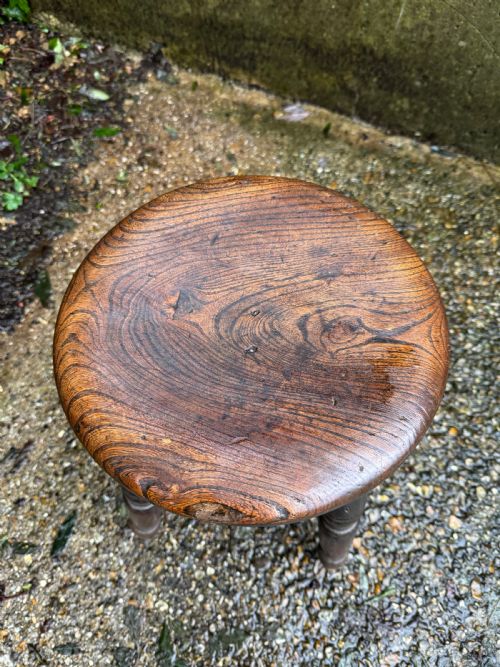 ANTIQUE WINDSOR BOSTON STOOL - ADDITIONAL PHOTO 6