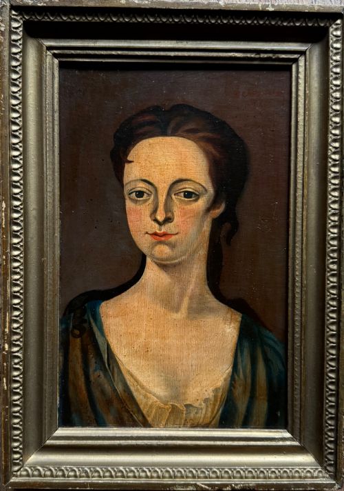 ANTIQUE NAIVE PORTRAIT - ADDITIONAL PHOTO 1