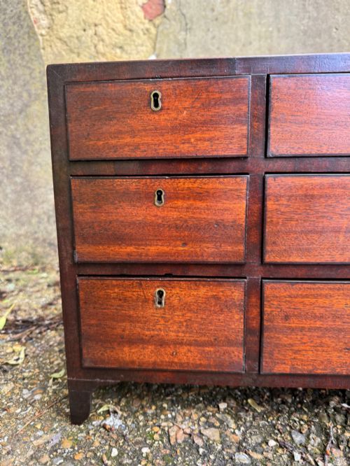 GEORGIAN FLIGHT OF DRAWERS - ADDITIONAL PHOTO 3