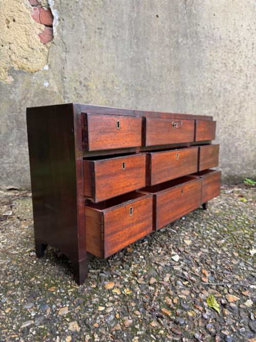 GEORGIAN FLIGHT OF DRAWERS - ADDITIONAL PHOTO 8