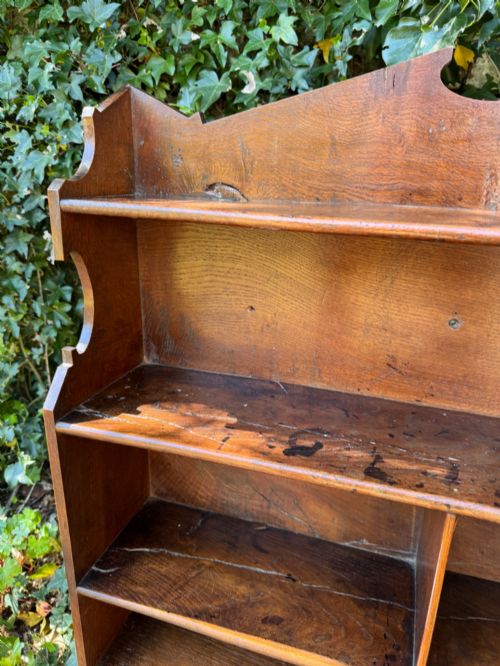 EARLY OAK BOOKCASE - ADDITIONAL PHOTO 6