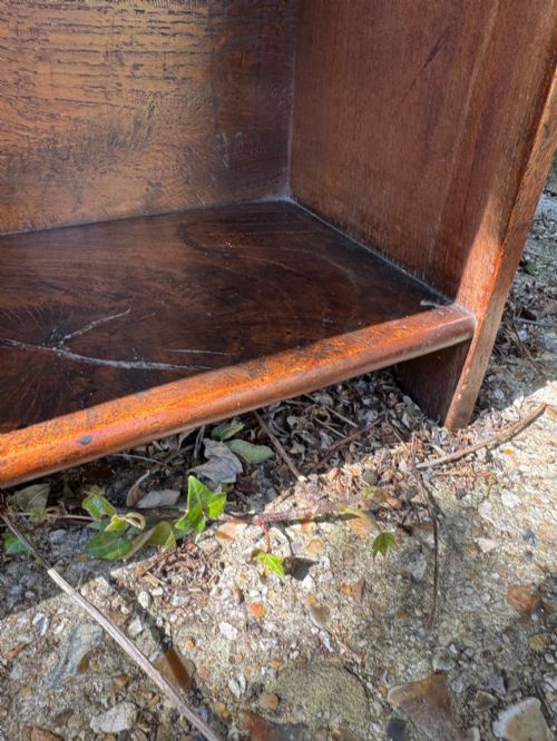 EARLY OAK BOOKCASE - ADDITIONAL PHOTO 9