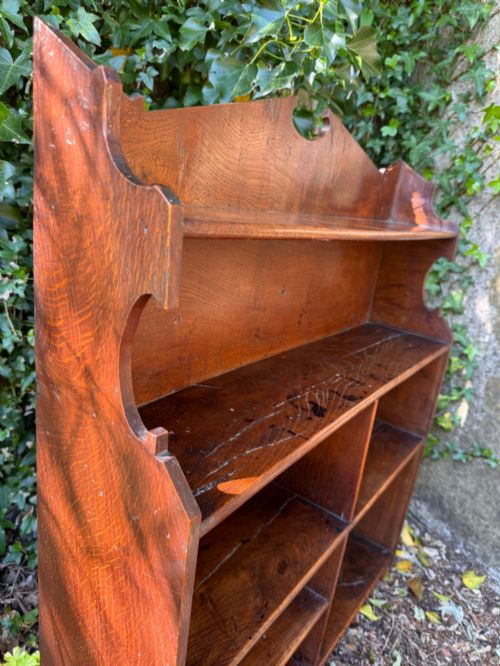 EARLY OAK BOOKCASE - ADDITIONAL PHOTO 12