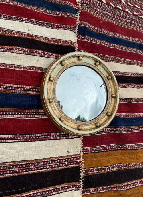 ANTIQUE CONVEX MIRROR
