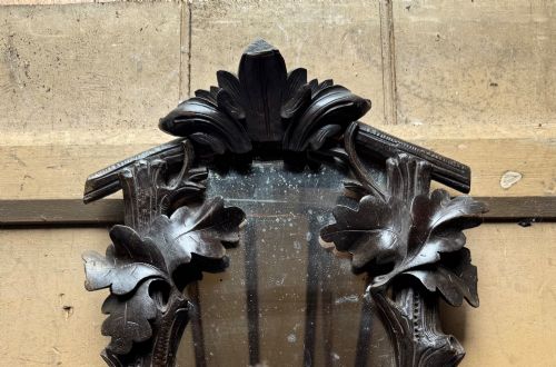 ANTIQUE BLACK FOREST MIRROR - ADDITIONAL PHOTO 3