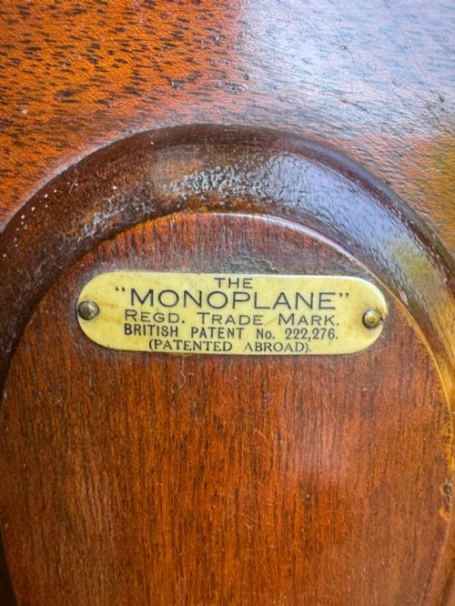 ANTIQUE MONOPLANE FOLDING TEA TABLE CAKE STAND - ADDITIONAL PHOTO 2
