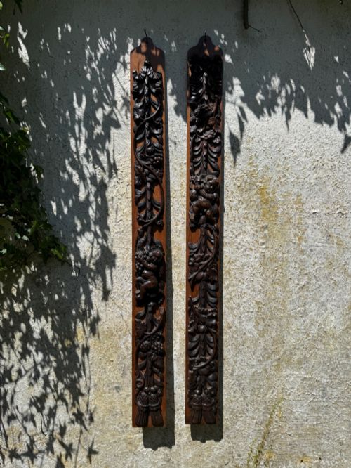 EARLY OAK CARVINGS - ADDITIONAL PHOTO 1