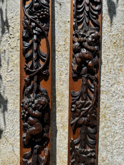 EARLY OAK CARVINGS - ADDITIONAL PHOTO 2