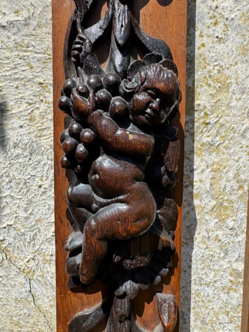 EARLY OAK CARVINGS - ADDITIONAL PHOTO 3