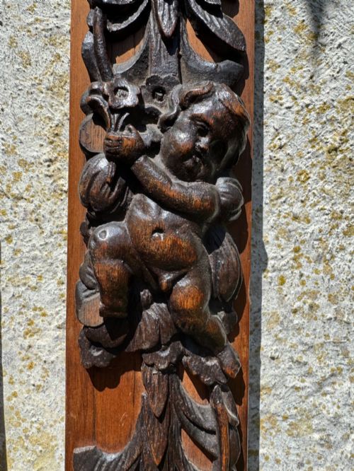 EARLY OAK CARVINGS - ADDITIONAL PHOTO 4