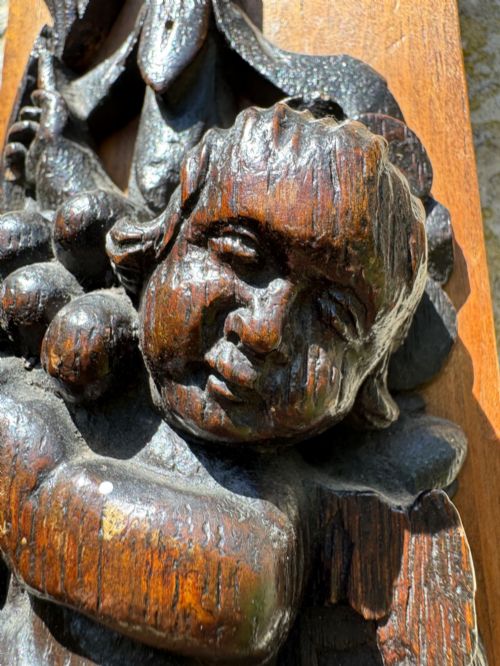 EARLY OAK CARVINGS - ADDITIONAL PHOTO 9