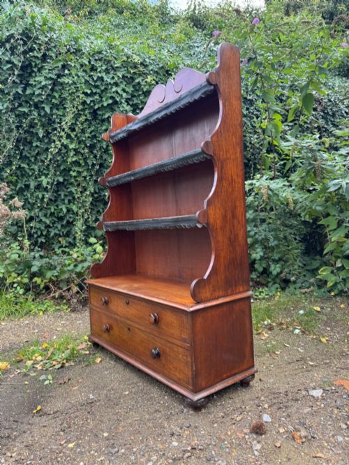 Antique Waterfall Bookcase