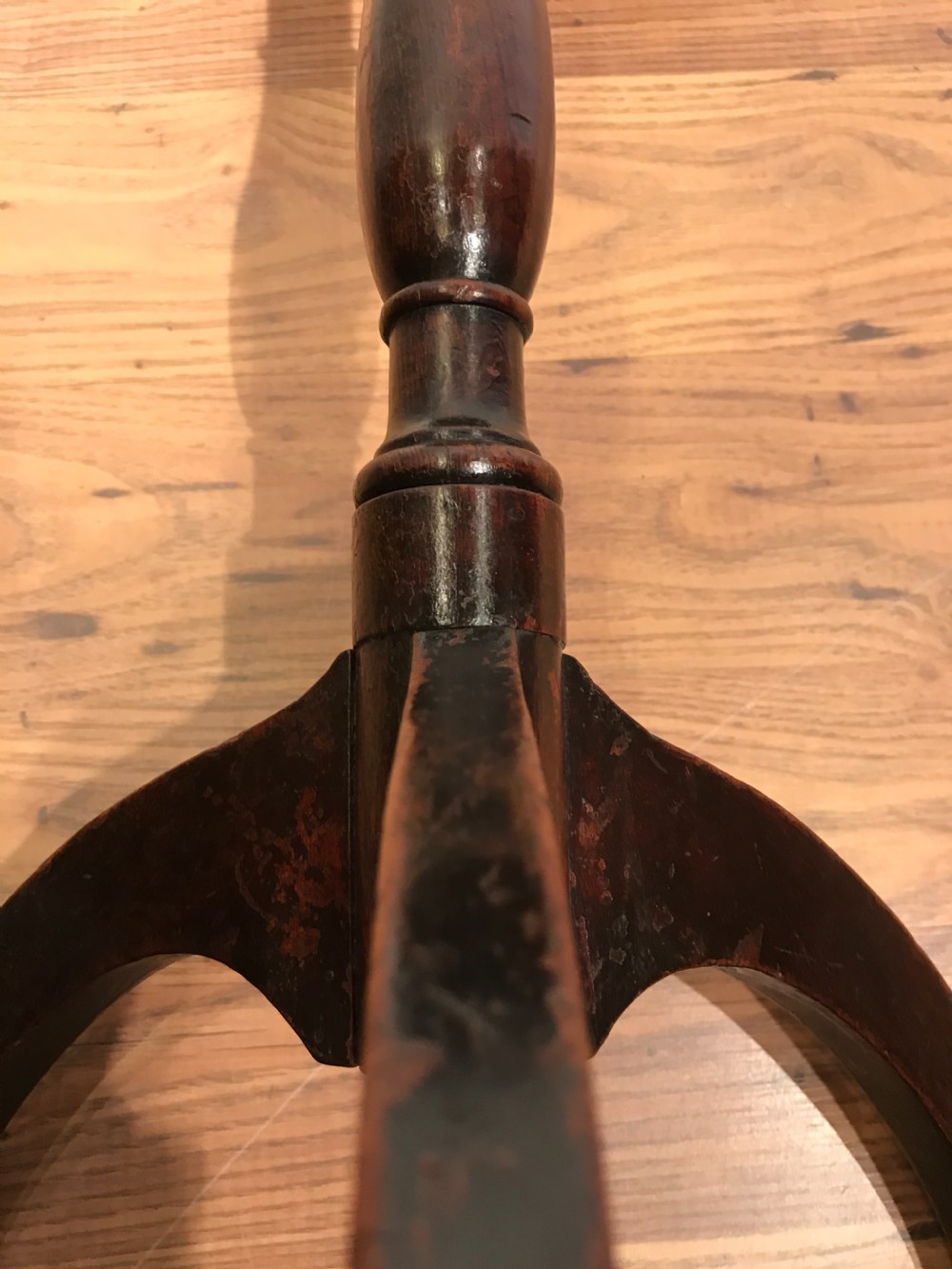 Antique side table/ candlestand  View IV