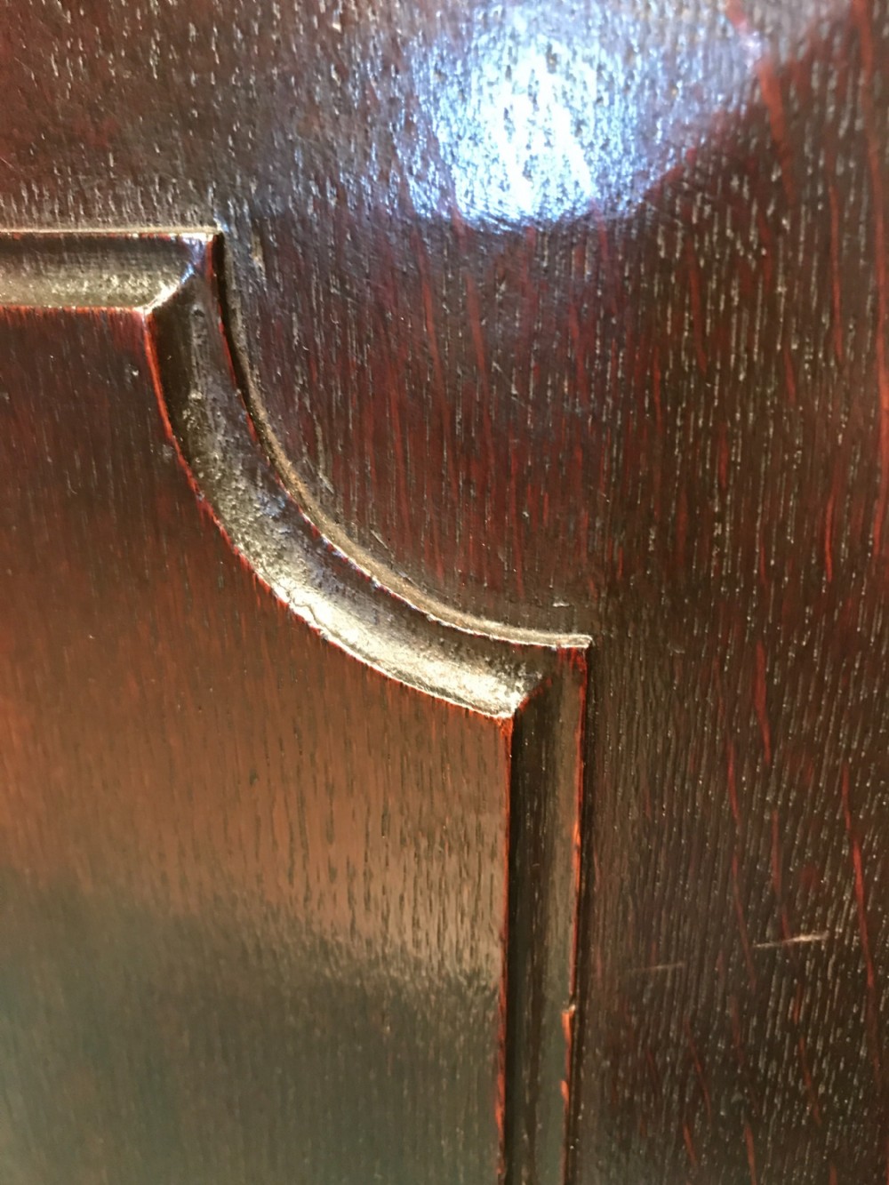 Antique oak cupboard View X