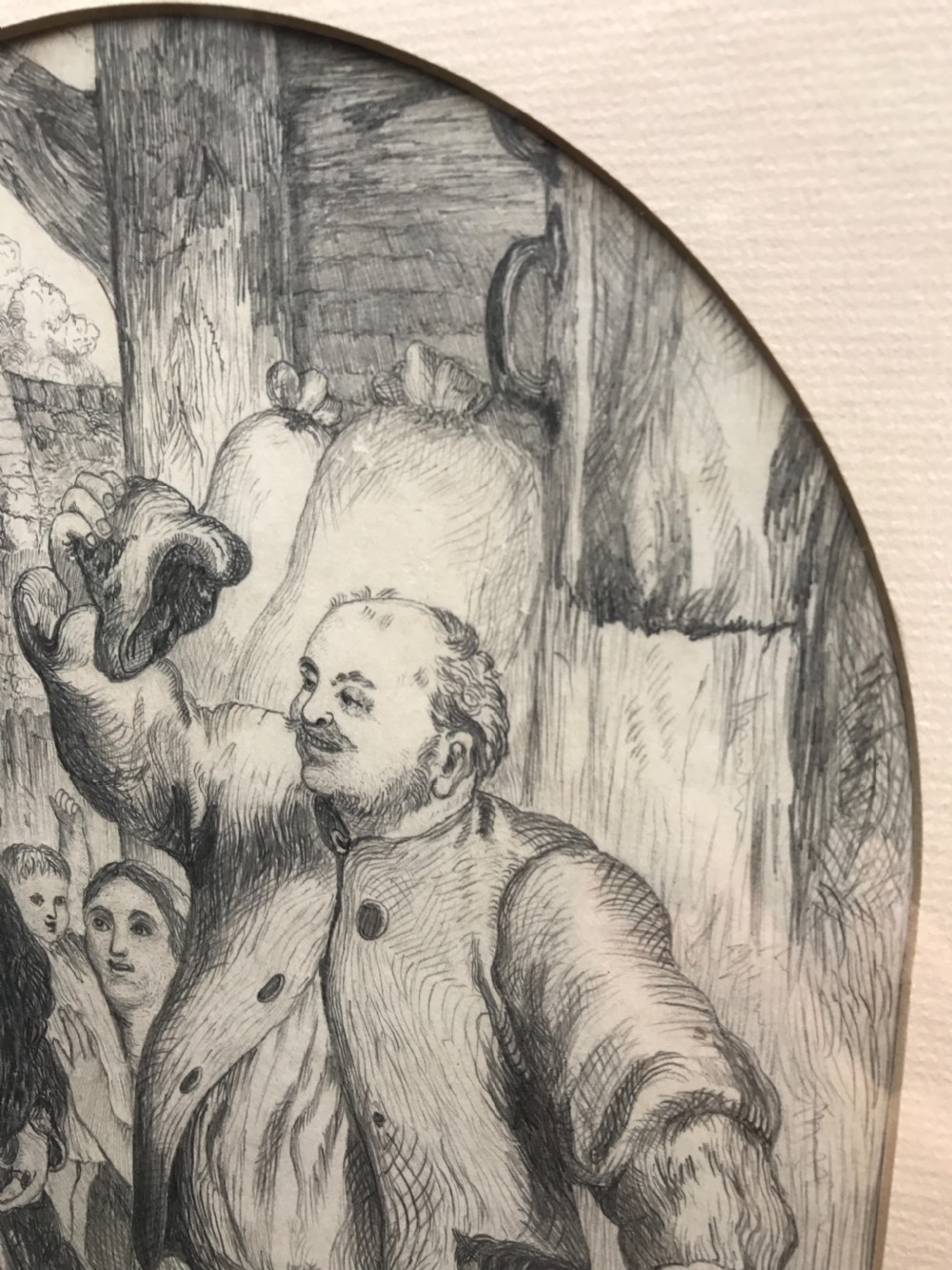 Antique drawing Henry VIII View V