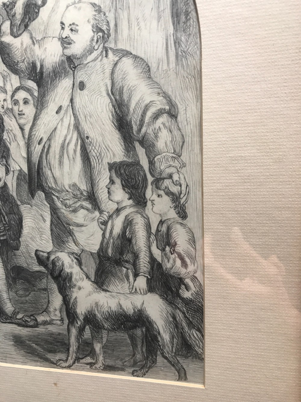 Antique drawing Henry VIII View VII