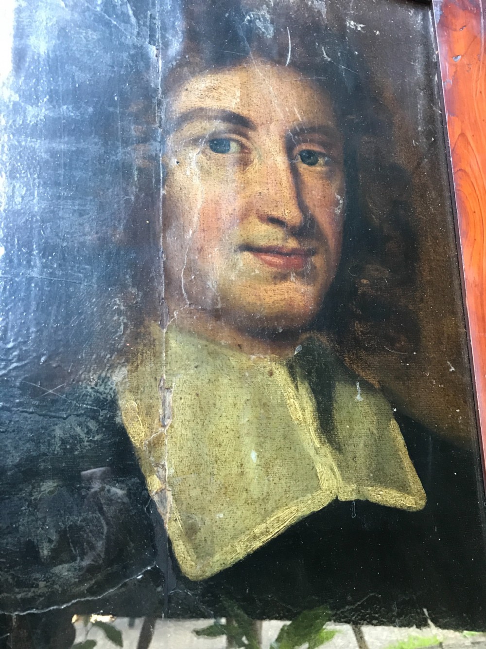 Antique oil portrait  View VII