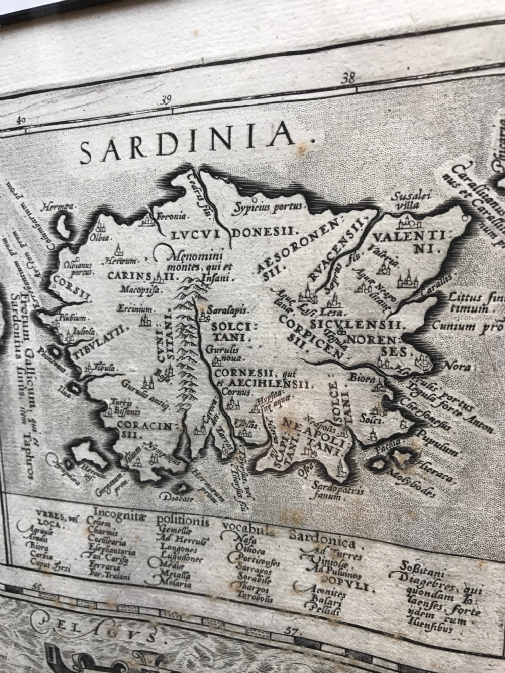 Original antique map of Crete etc View V