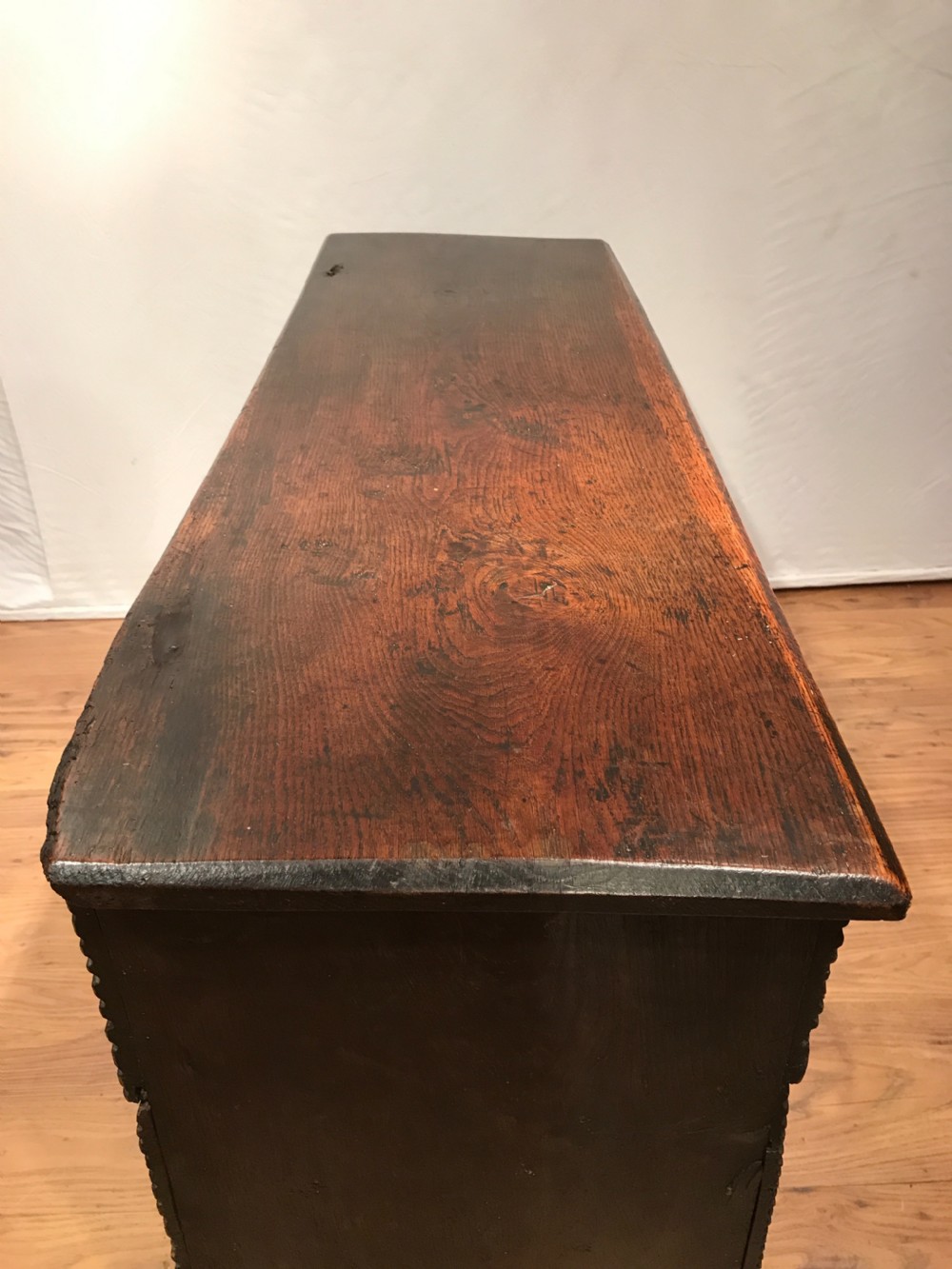 Antique oak coffer/chest View VIII