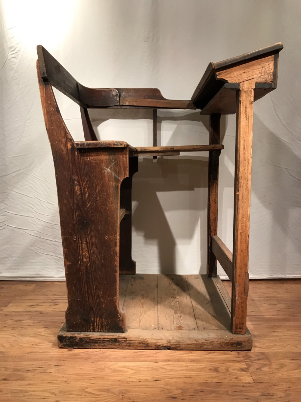 Antique pine desk View II