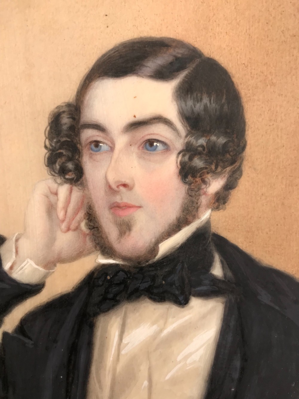 Antique portrait painting  View II