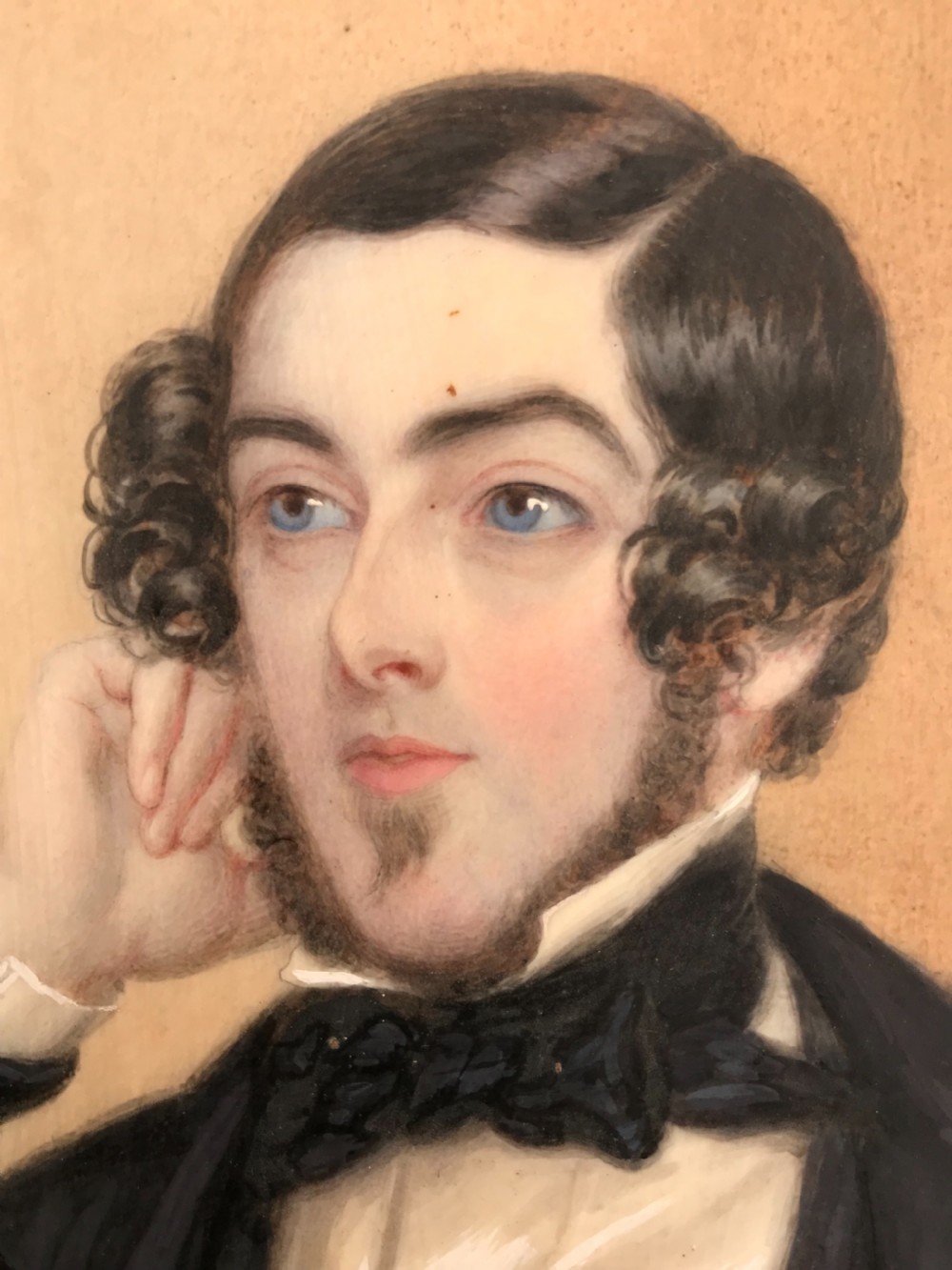 Antique portrait painting  View V