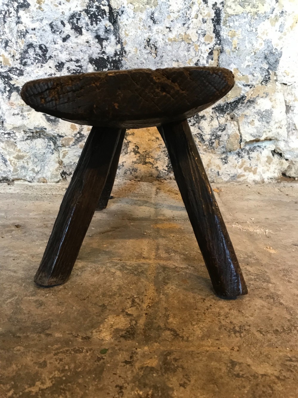 Primitive Oak stool  View VI