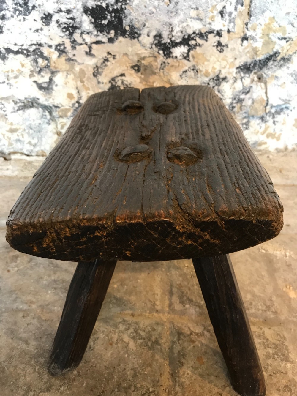 Primitive Oak stool  View VII
