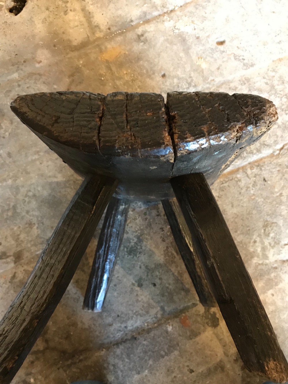 Primitive Oak stool  View XIV