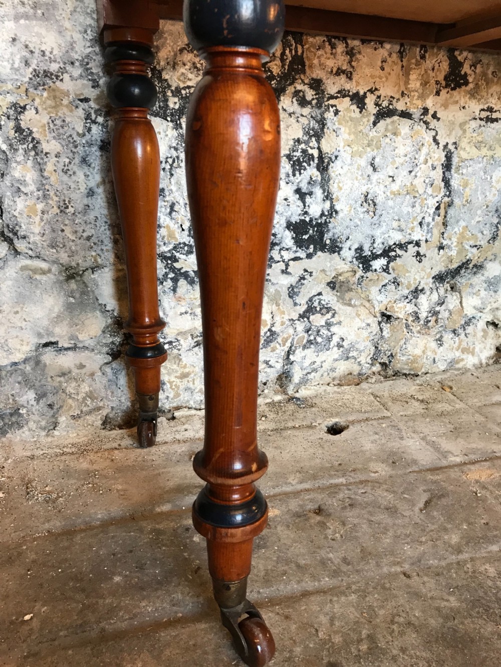 Antique Pine Table/Desk View IV
