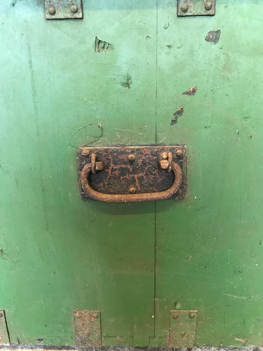Military Campaign Painted Chest/ Cupboard  View XI