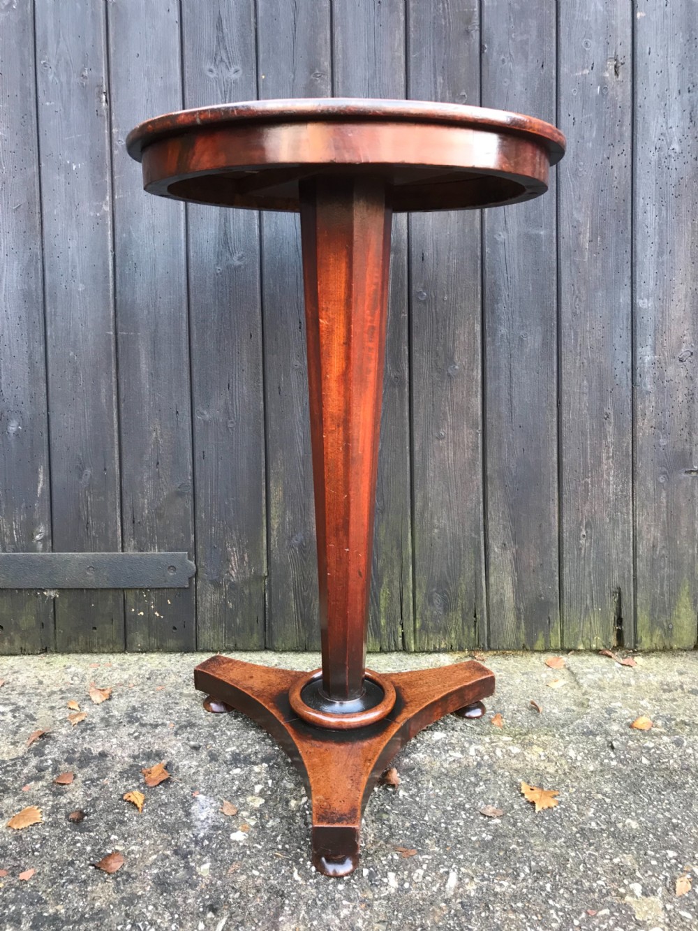 Antique mahogany side table