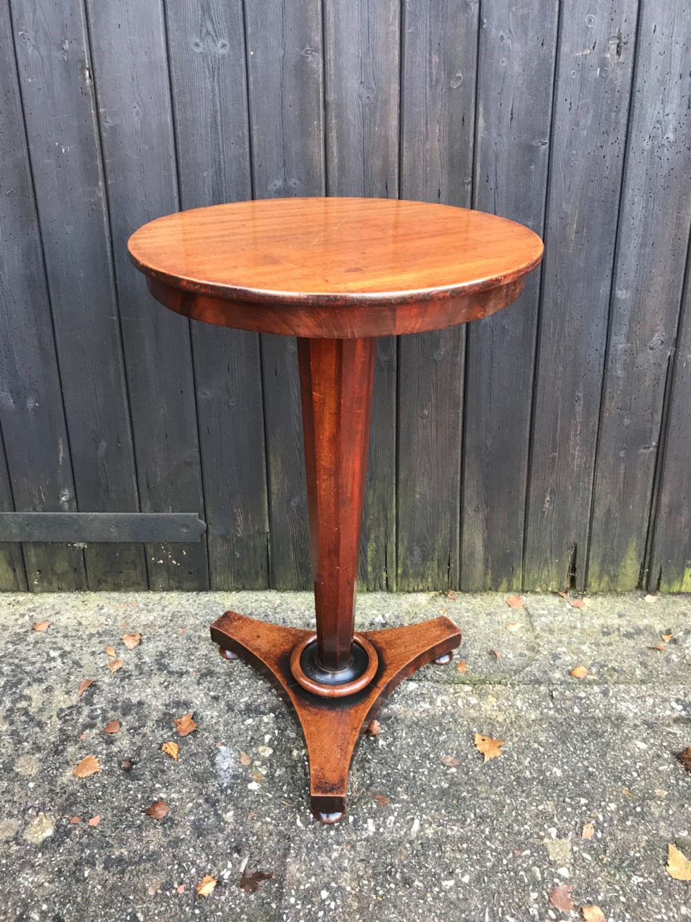 Antique mahogany side table View II