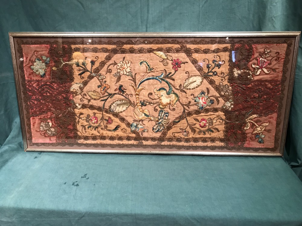 Antique Embroided Textile 