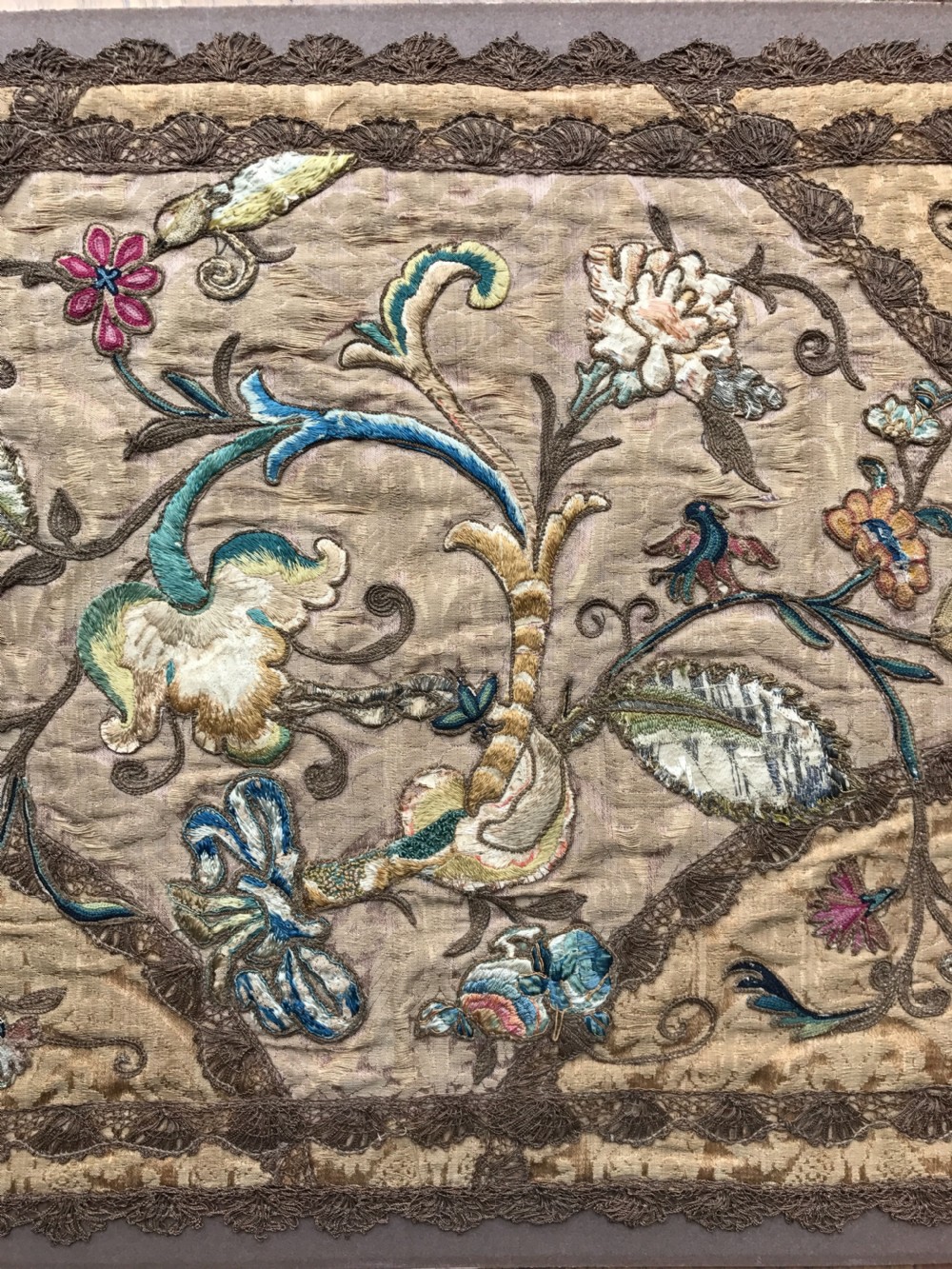 Antique Embroided Textile  View III