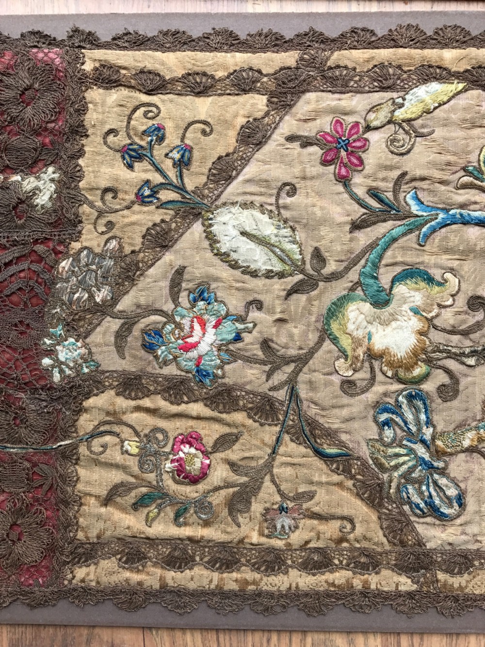 Antique Embroided Textile  View IV