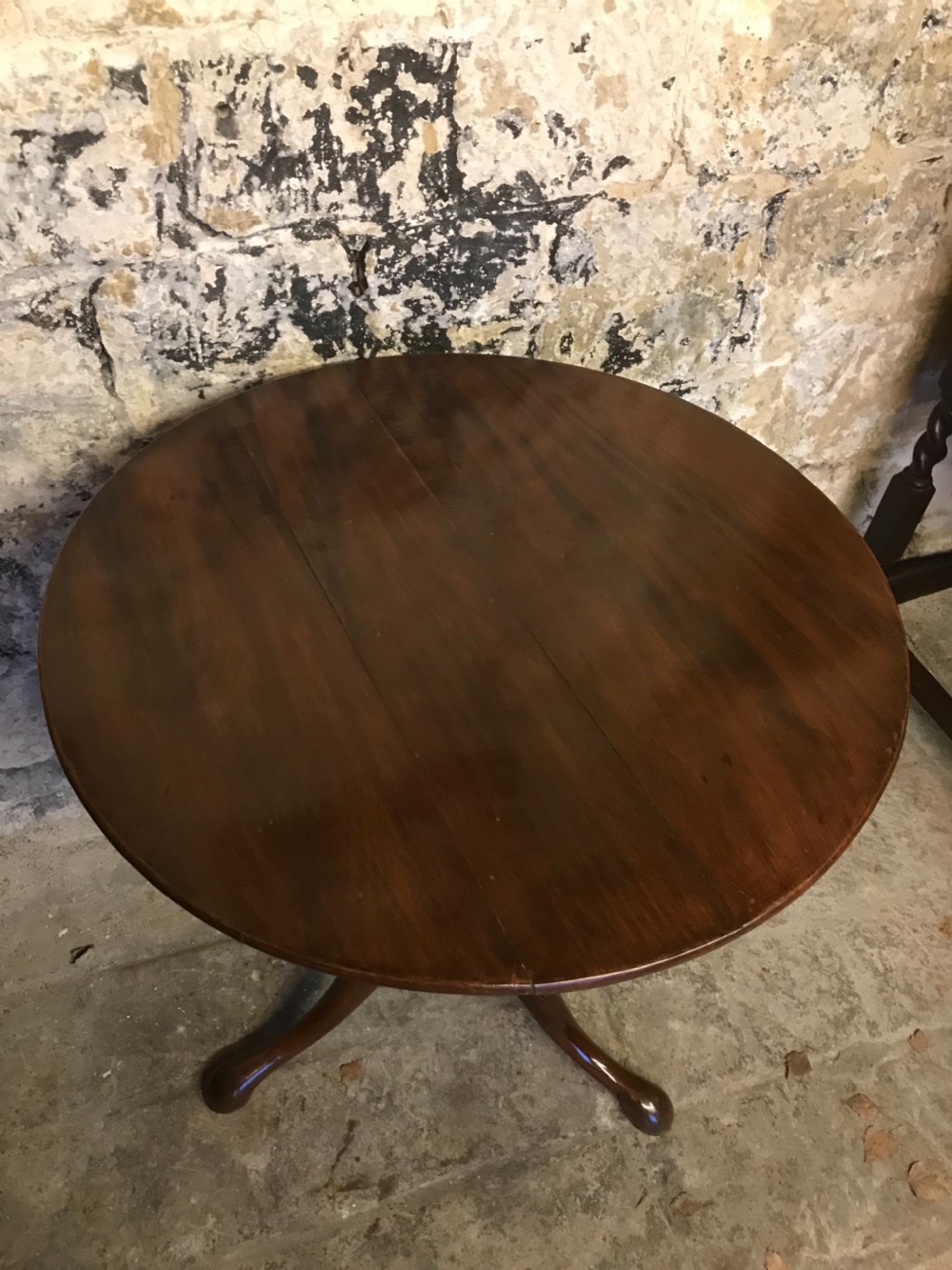 Antique Yew Wood Table  View V