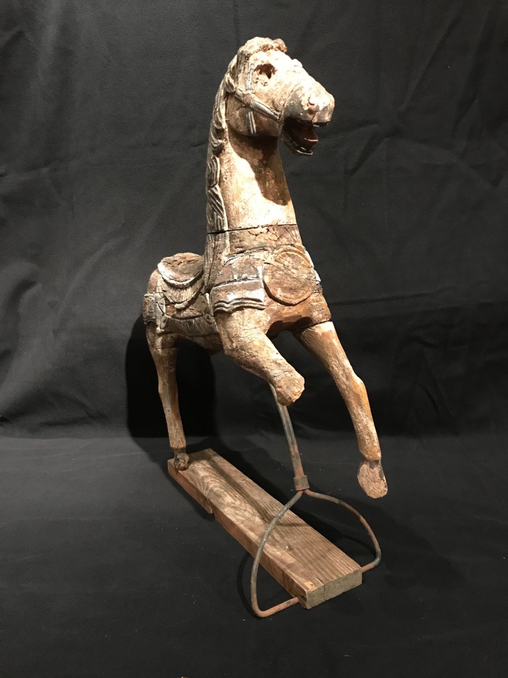Antique Wooden Horse View III