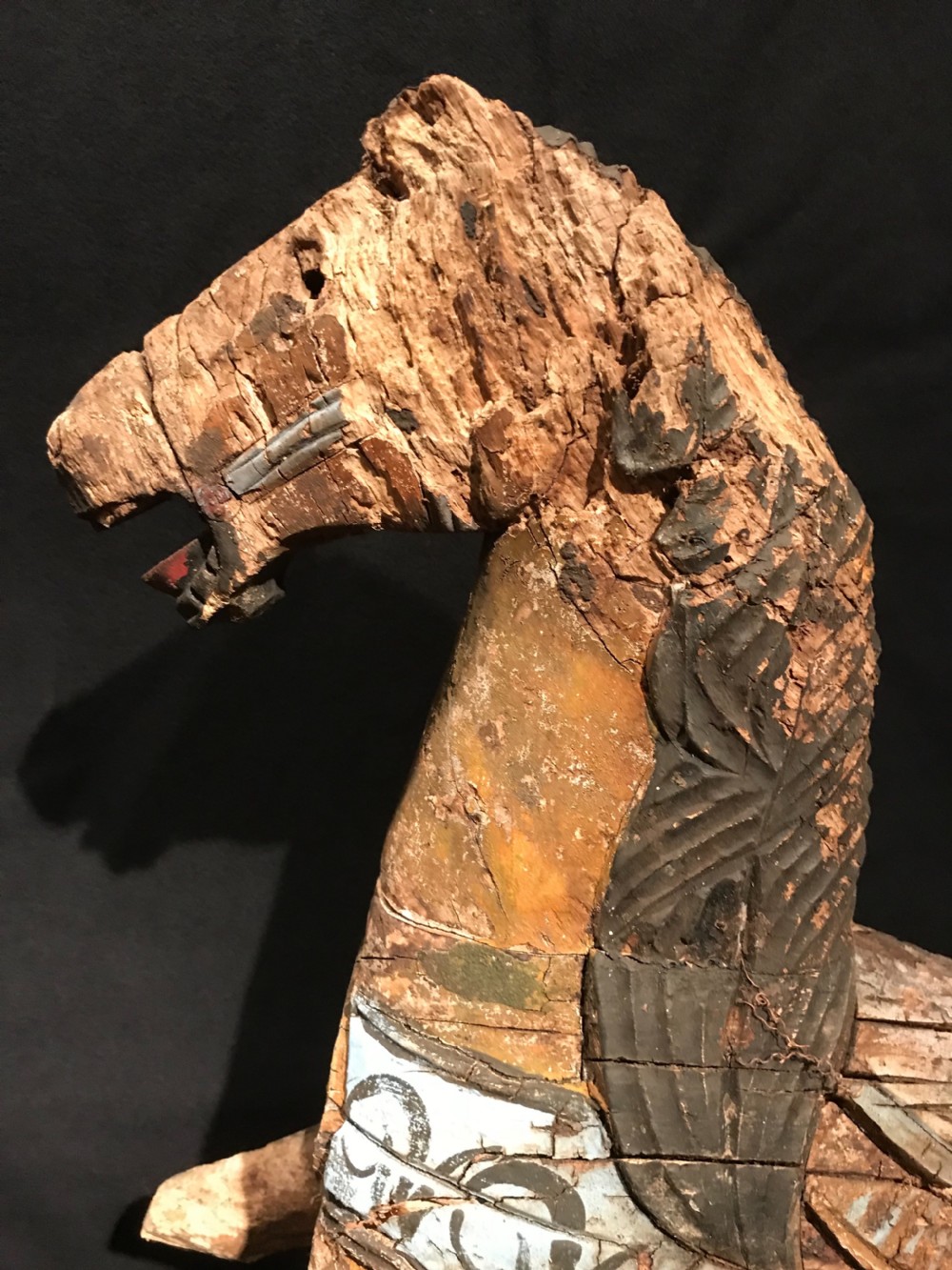 Antique Wooden Horse View VII