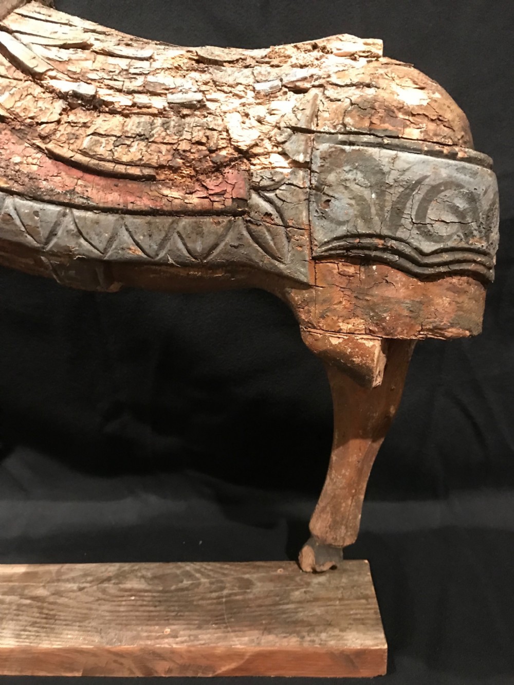 Antique Wooden Horse View VIII