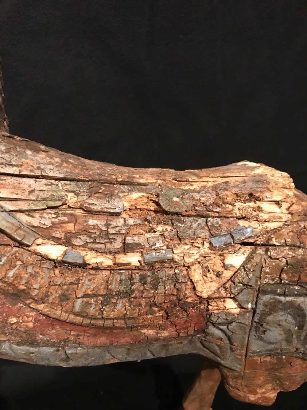 Antique Wooden Horse View X