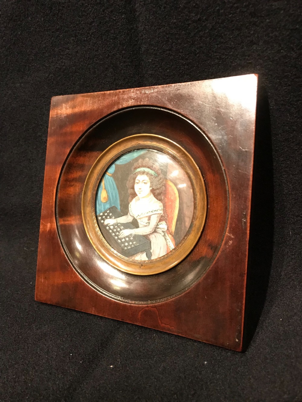 Antique Portrait Miniature  View IV