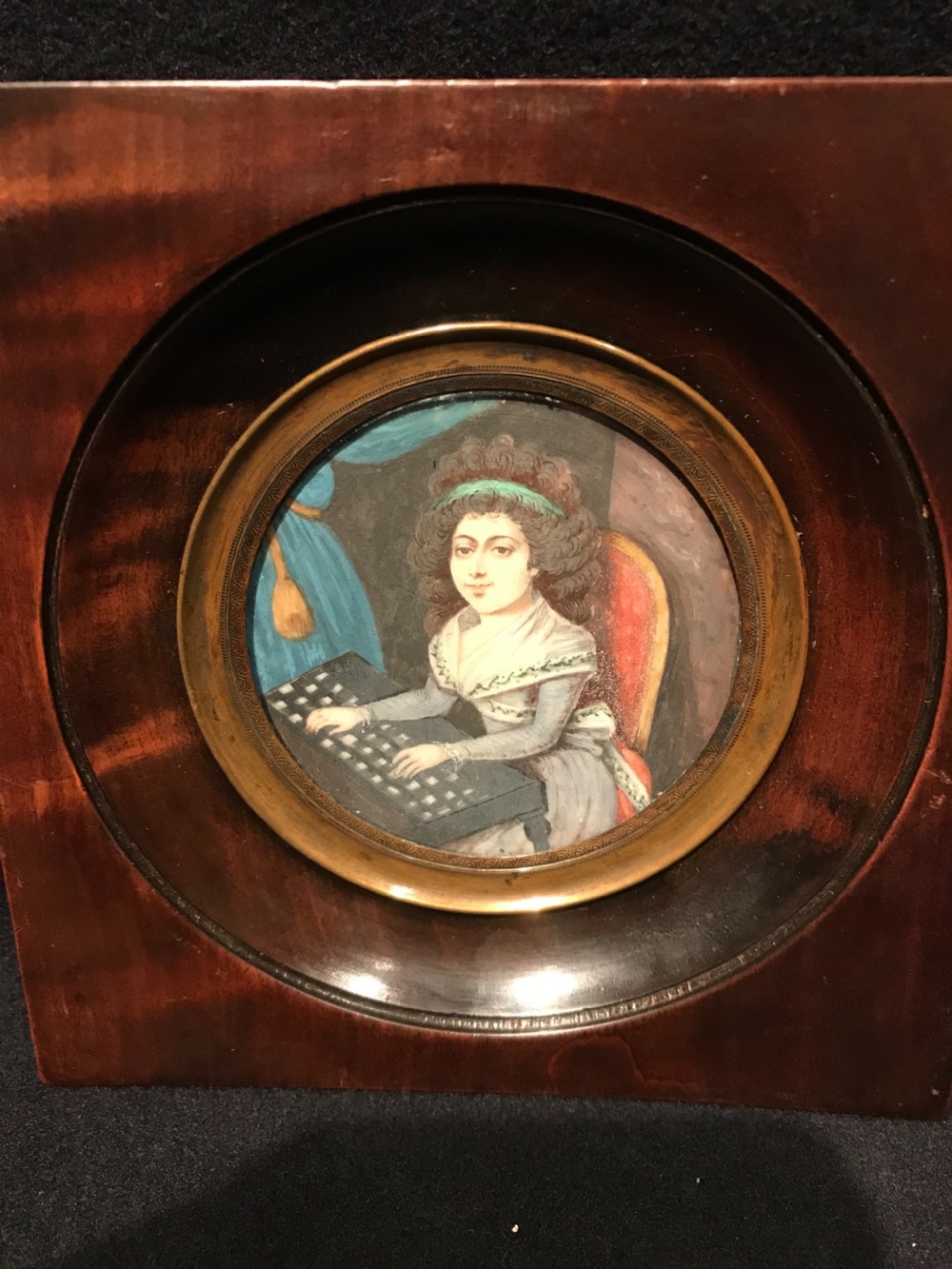 Antique Portrait Miniature  View V