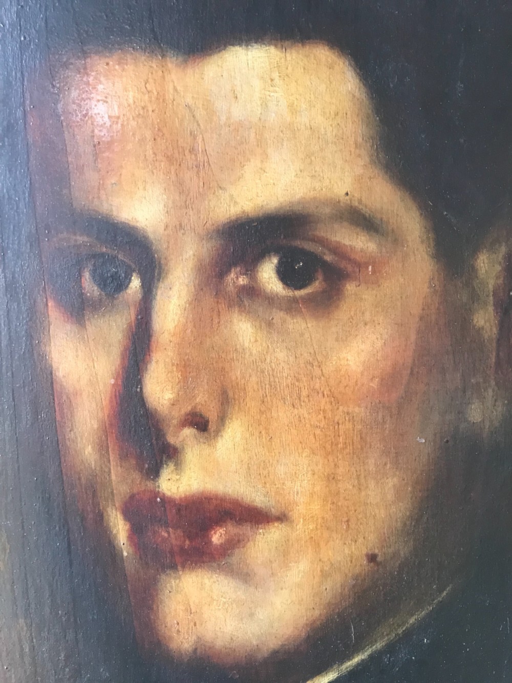 Antique portrait painting View V