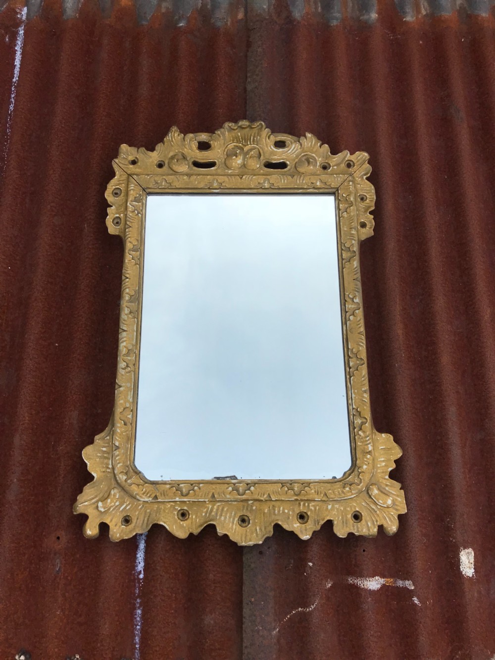 Antique Giltwood Mirror