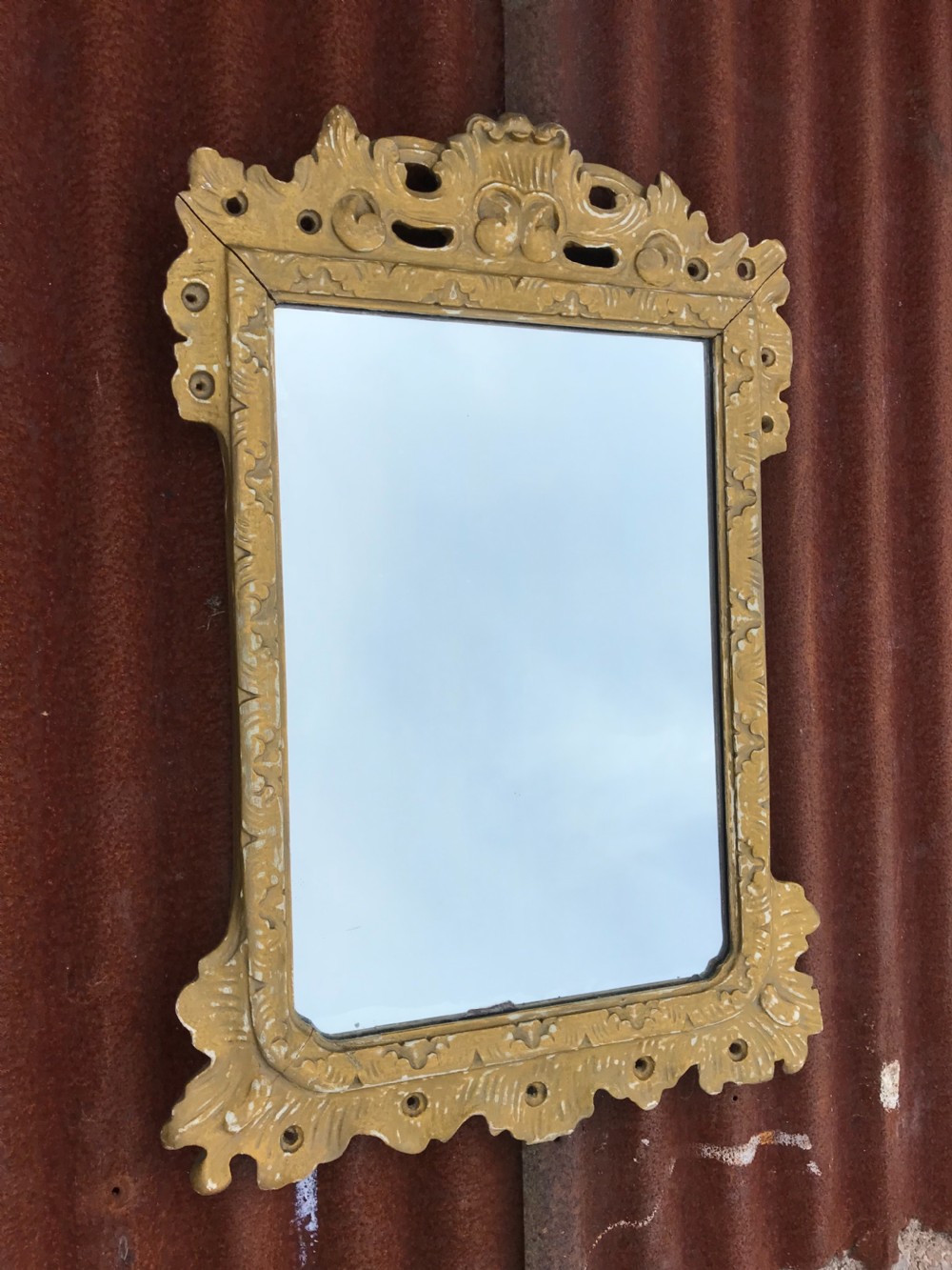 Antique Giltwood Mirror View II