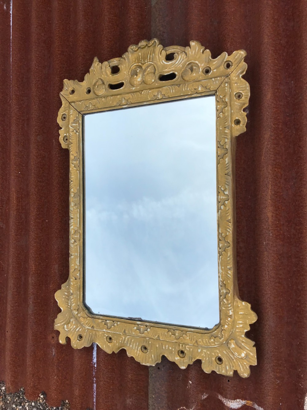 Antique Giltwood Mirror View III